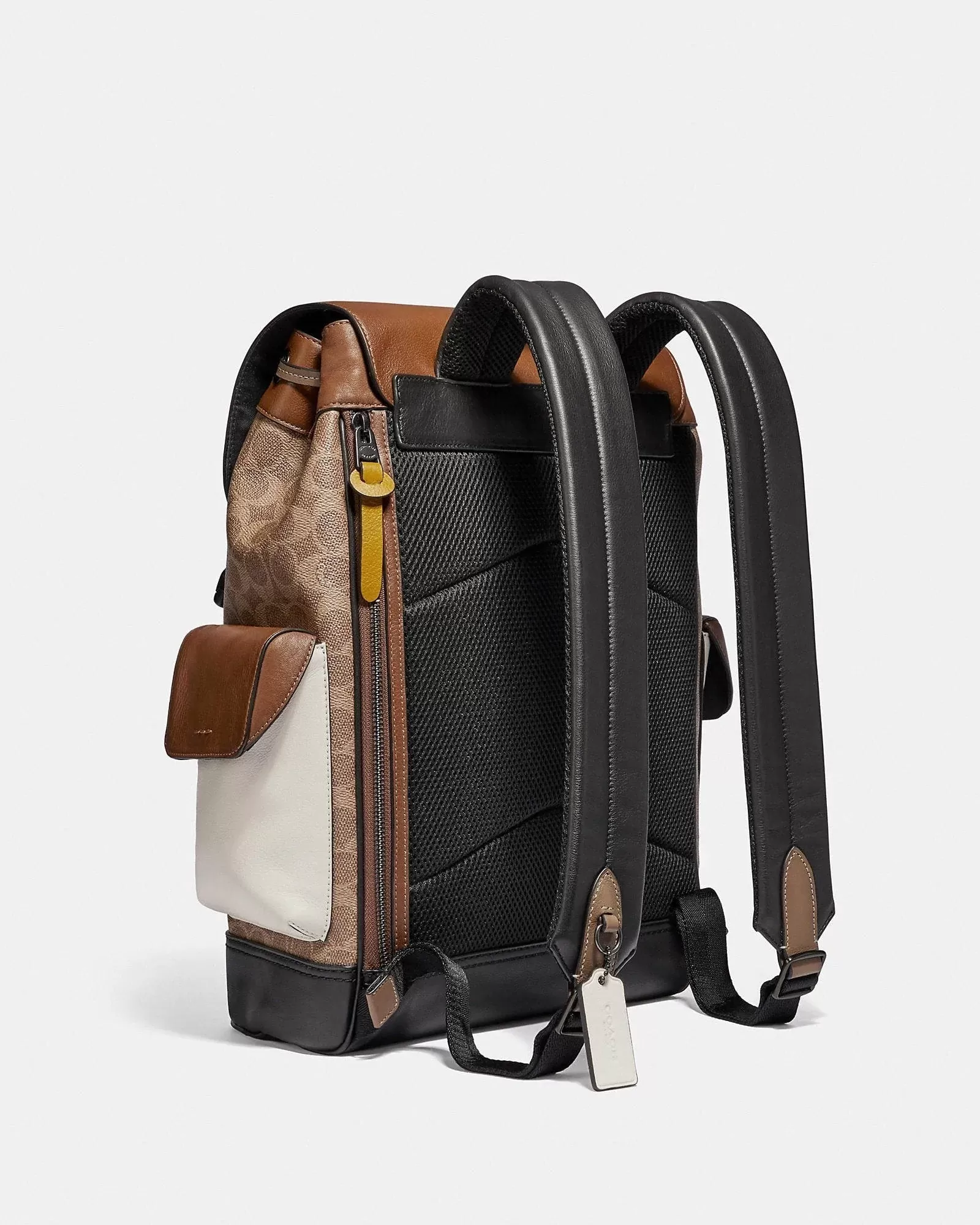 Coach Rivington Signature Coated Canvas & Leather Backpack