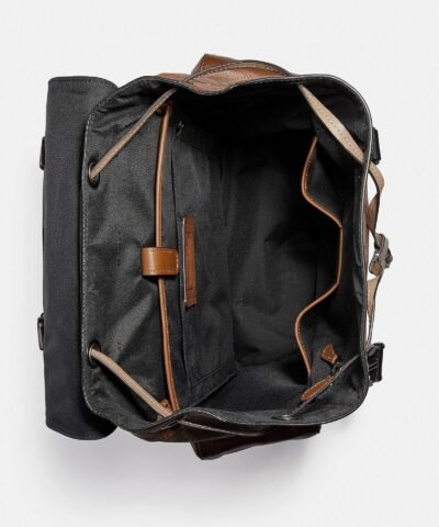 Coach Rivington Signature Coated Canvas & Leather Backpack