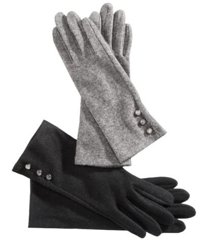 Lauren Ralph Lauren Three-Button Touch Gloves