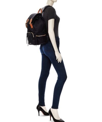 Burberry Medium Rucksack Runway Nylon Backpack, Black