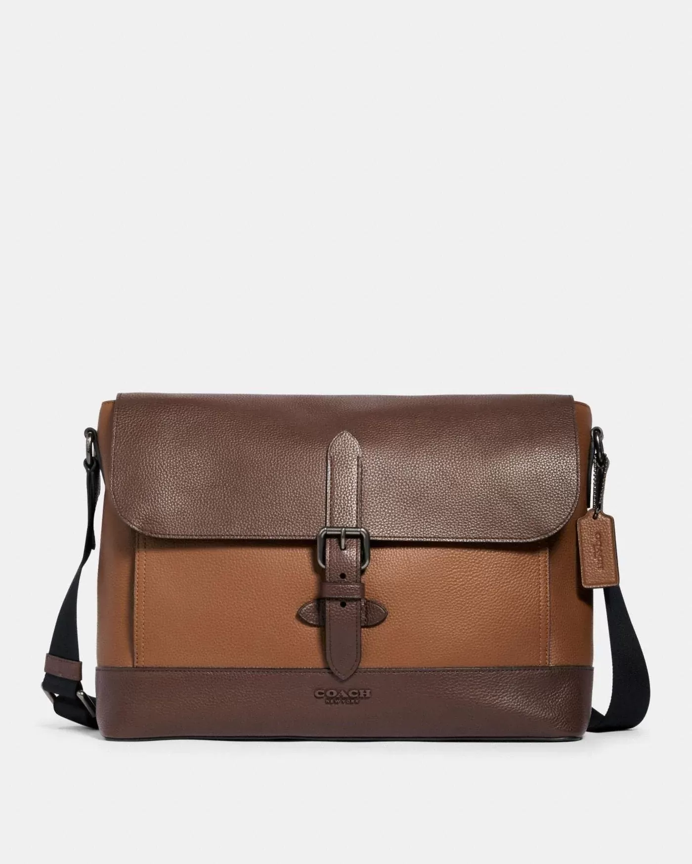 Coach Hudson Messenger In Colorblock