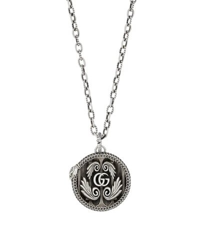 Gucci GG Marmont Sterling Silver Pendant Necklace