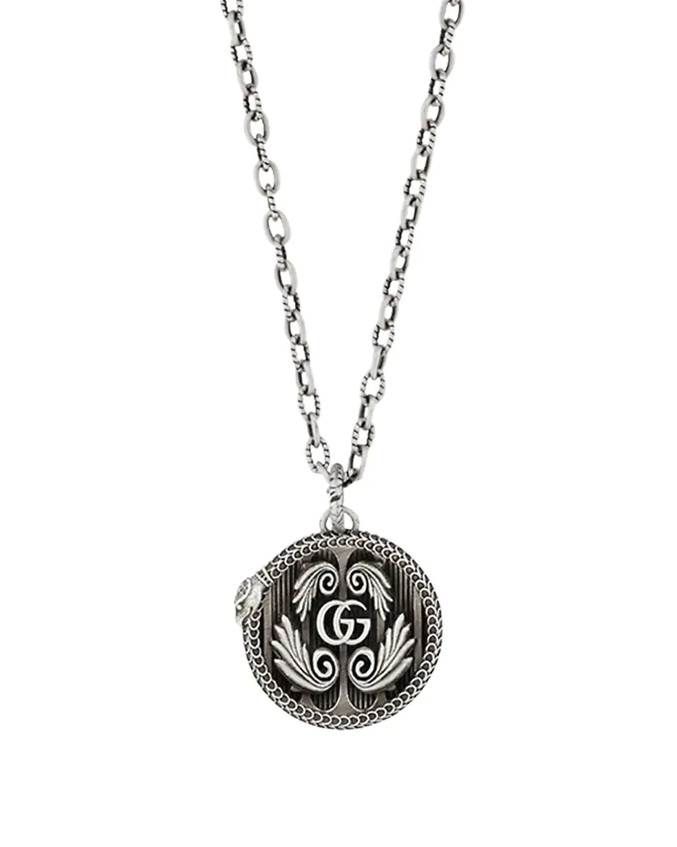Gucci GG Marmont Sterling Silver Pendant Necklace