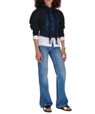 Loewe Anagram Logo-Embroidered Cotton-Jersey Hoody