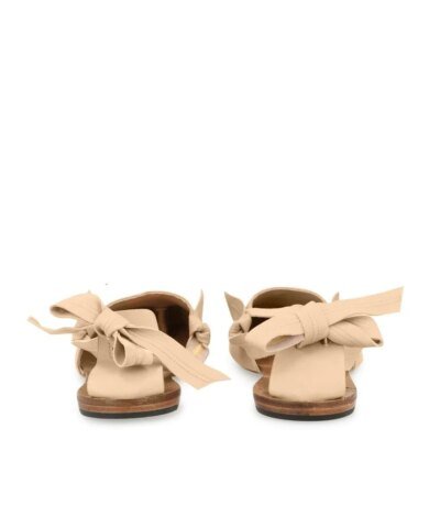 Maison Margiela Tabi Ballerina Shoes, Beige