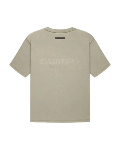 Fear Of God Essentials Summer Back Logo Tee In Amber