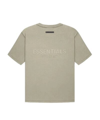 Fear Of God Essentials Summer Back Logo Tee In Amber