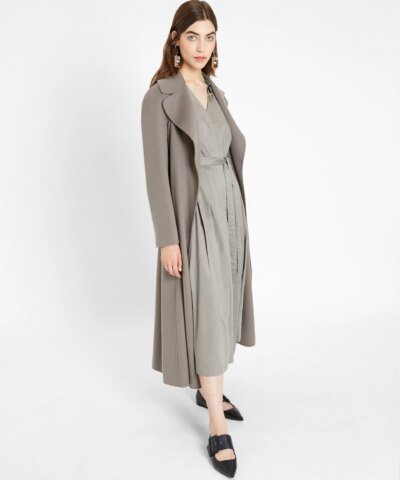 'S Max Mara Wool Coat, Medium Grey