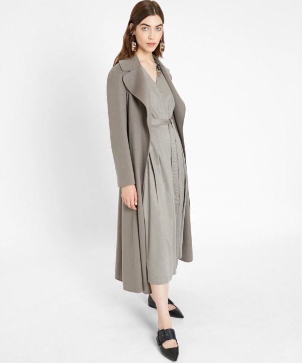 'S Max Mara Wool Coat, Medium Grey