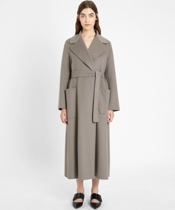'S Max Mara Wool Coat, Medium Grey