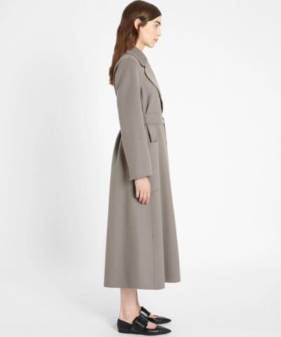 'S Max Mara Wool Coat, Medium Grey