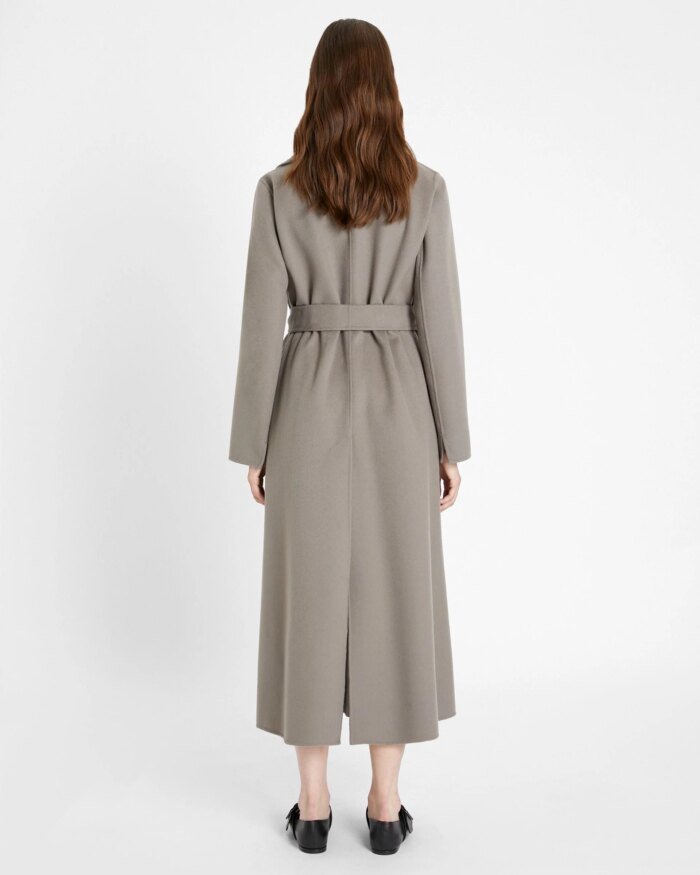 'S Max Mara Wool Coat, Medium Grey