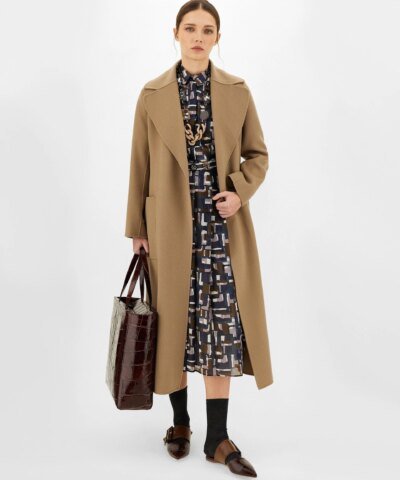 'S Max Mara Wool Coat, Gold