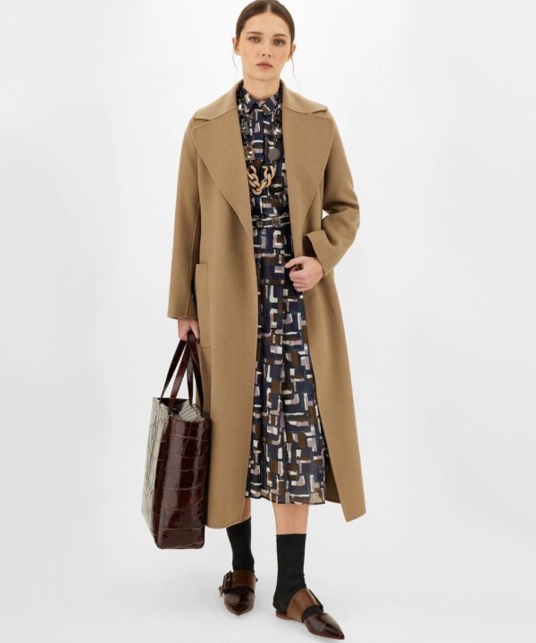 'S Max Mara Wool Coat, Gold