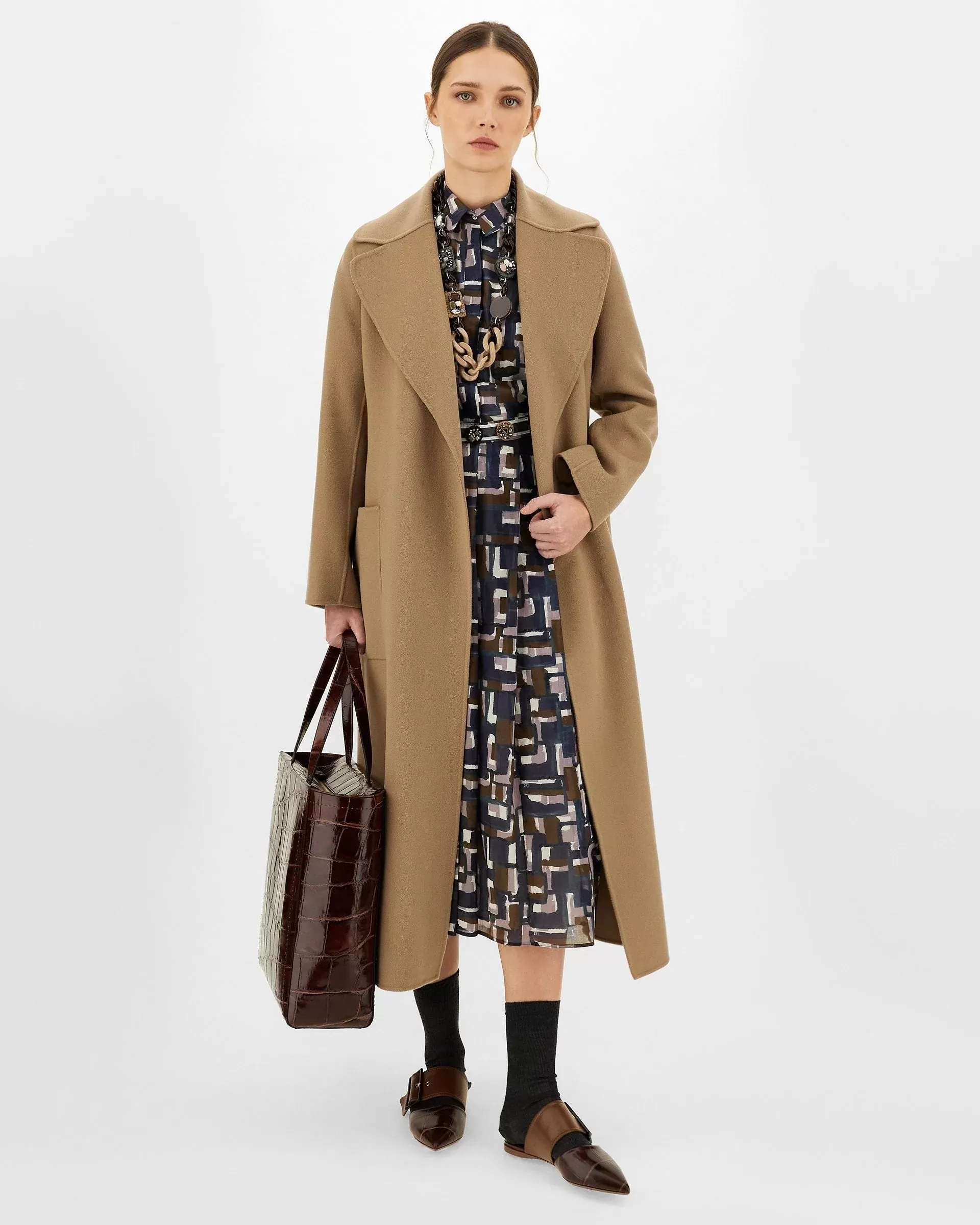 'S Max Mara Wool Coat, Gold