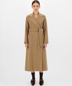 'S Max Mara Wool Coat, Gold