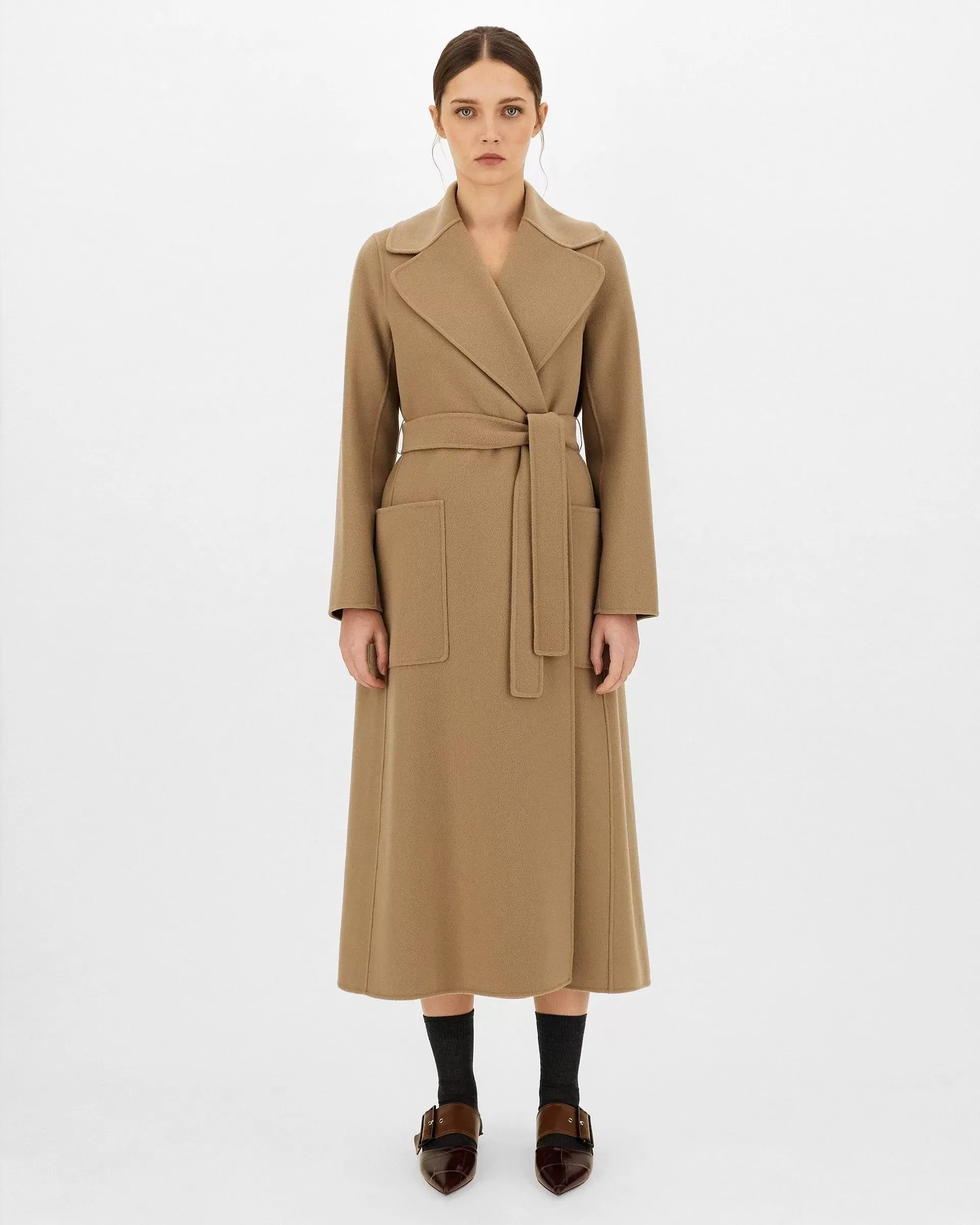 'S Max Mara Wool Coat, Gold