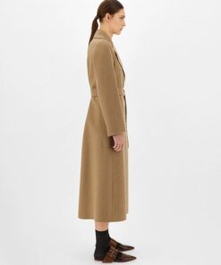 'S Max Mara Wool Coat, Gold