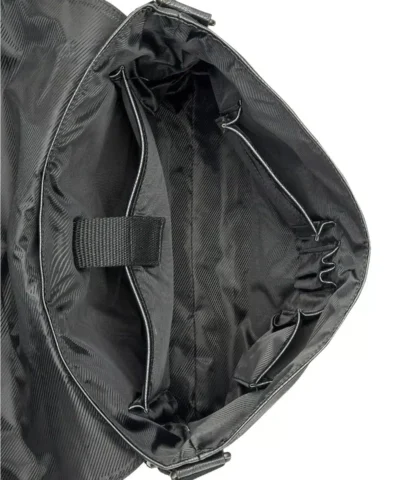 Men's Pebbled Messenger Bag