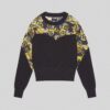 Versace Jeans Couture Logo Baroque Accent Jumper