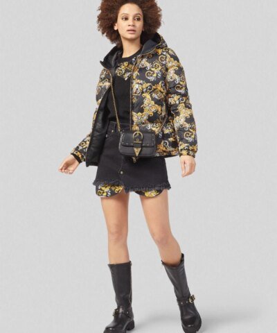 Versace Jeans Couture Logo Baroque Accent Jumper