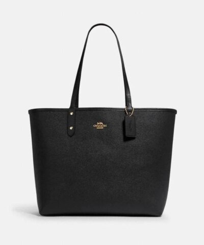 Coach Reversible City Tote With Horse And Carriage Print