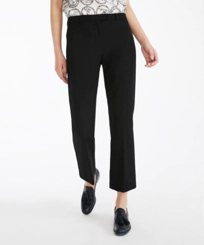'S Max Mara Stretch Cotton-Blend Trousers