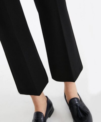 'S Max Mara Stretch Cotton-Blend Trousers