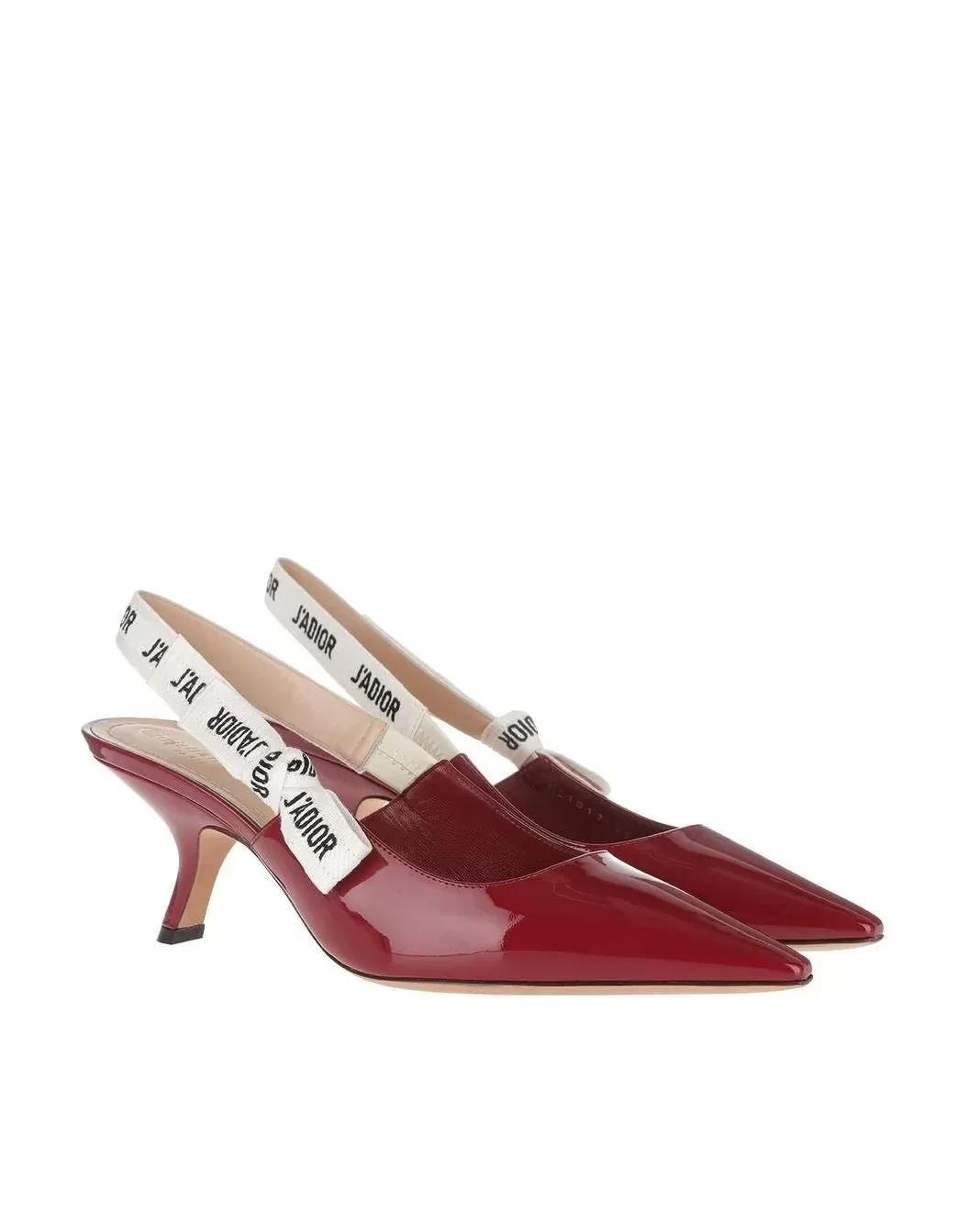 Dior J'Adior Red Patent Calfskin Slingback