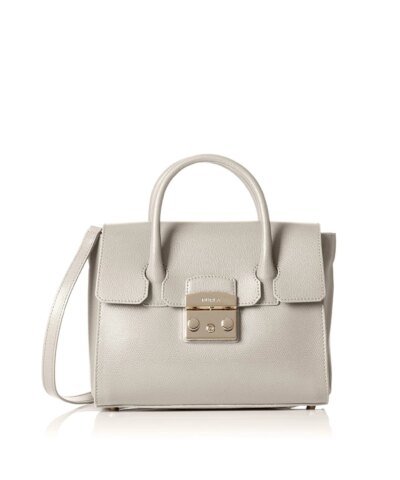 Furla Metropolis Ladies Small Leather Satchel In Sabbia b