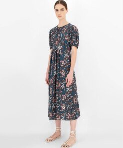 'S Max Mara Silk Crepe de Chine Dress