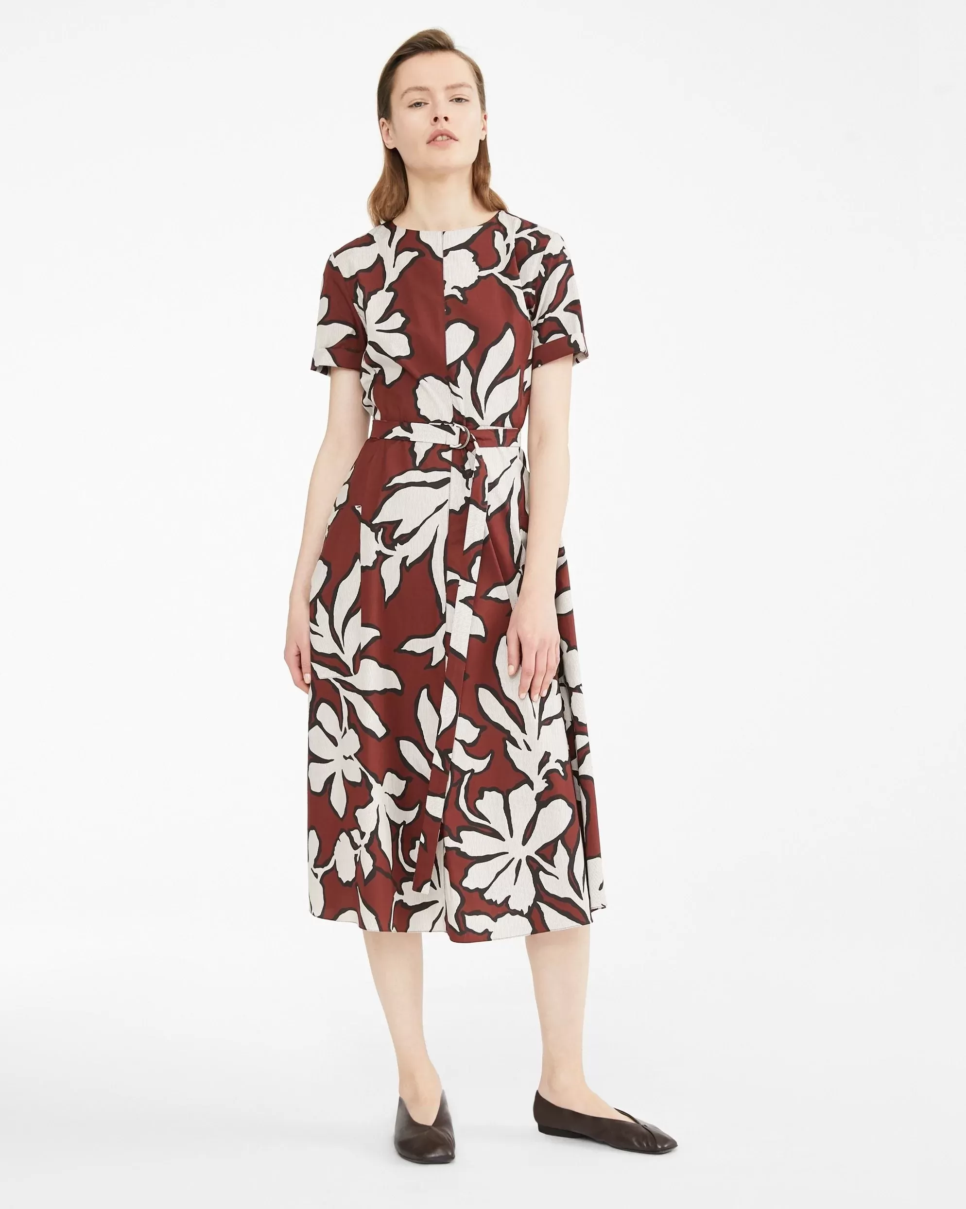 Max Mara Cresta Floral Belted Dress