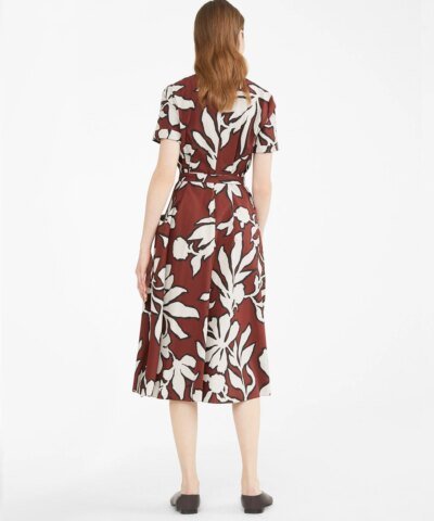 Max Mara Cresta Floral Belted Dress