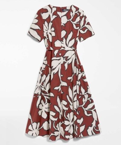 Max Mara Cresta Floral Belted Dress