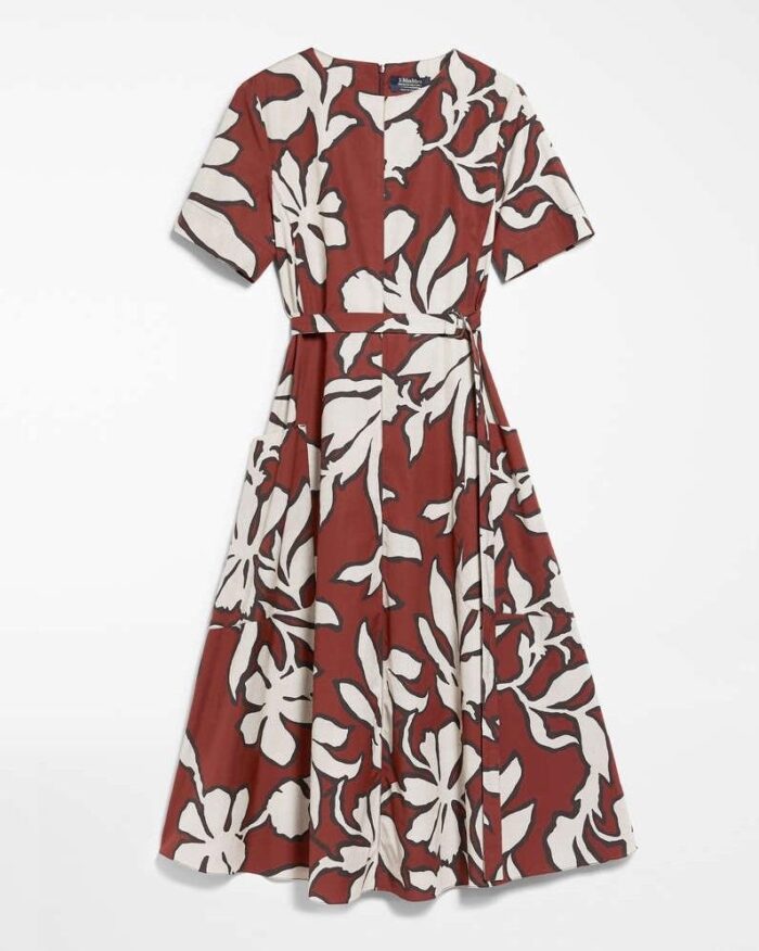 Max Mara Cresta Floral Belted Dress