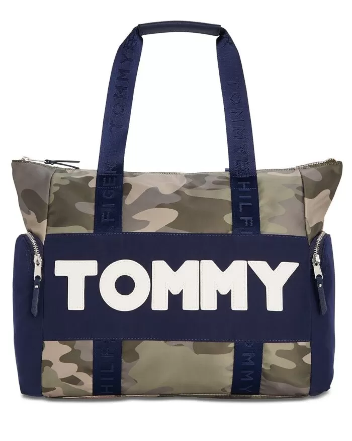 Tommy Hilfiger Nylon Sporty Camo Tote