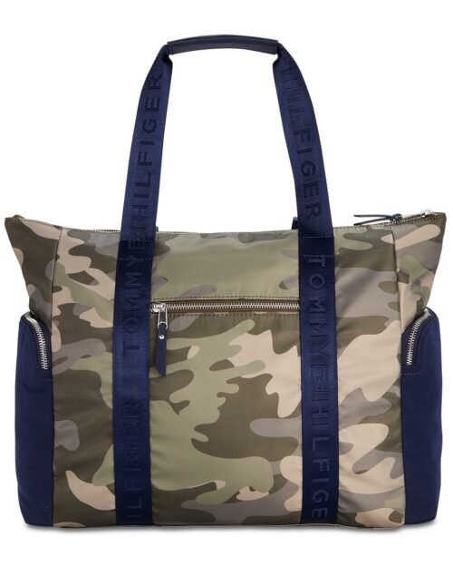 Tommy Hilfiger Nylon Sporty Camo Tote