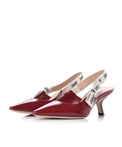 Dior J'Adior Red Patent Calfskin Slingback