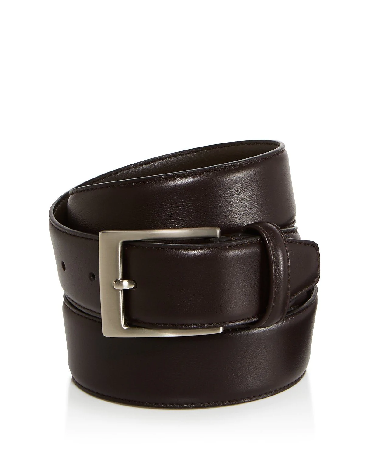 CANALI Basic Smooth Leather Belt