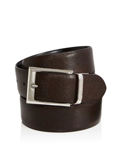 CANALI Reversible Leather Belt