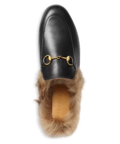 Gucci Women's Princetown Apron Toe Mules