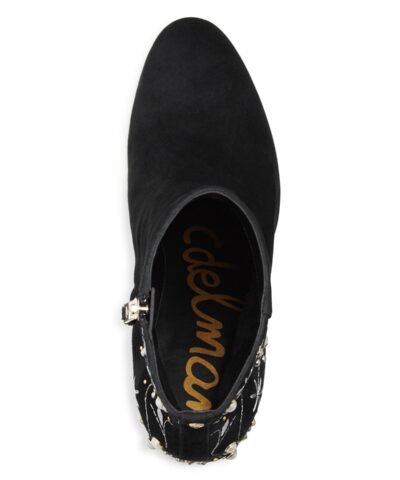 Sam Edelman Women's Taft Embroidered Pearl Stud Booties