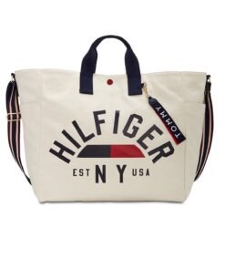 Tommy Hilfiger Arona Printed Canvas Logo Weekender