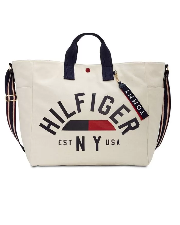 Tommy Hilfiger Arona Printed Canvas Logo Weekender