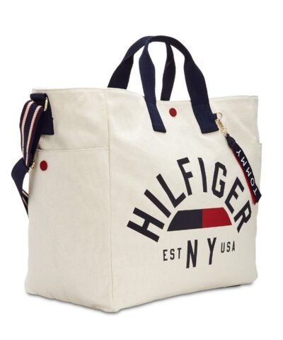 Tommy Hilfiger Arona Printed Canvas Logo Weekender