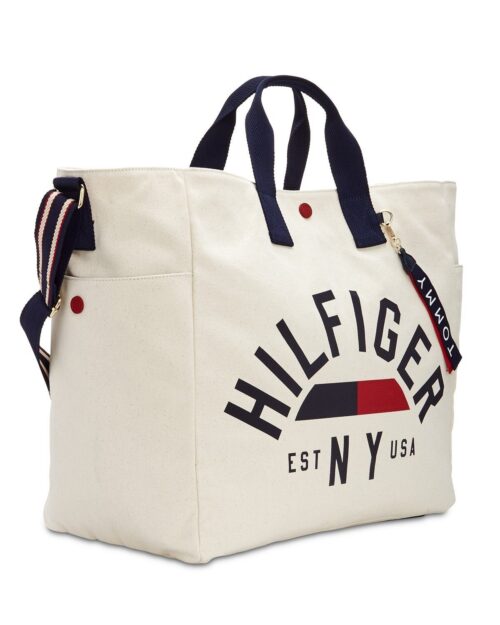 Tommy Hilfiger Arona Printed Canvas Logo Weekender