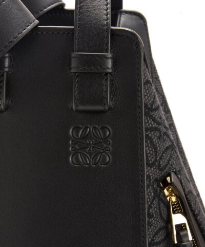 Loewe Small Hammock Bag in Anagram Jacquard and Calfskin