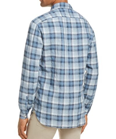 Eidos Men's Tartan Plaid Dress Shirt