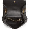 Tory Burch Small Fleming Distressed Convertible Shoulder, Black