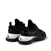Jimmy Choo Cosmos/F Black Leather Low-Top Trainers